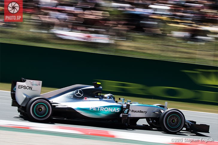 Nico Rosberg Mercedes Catalunya 2015 Stephen English