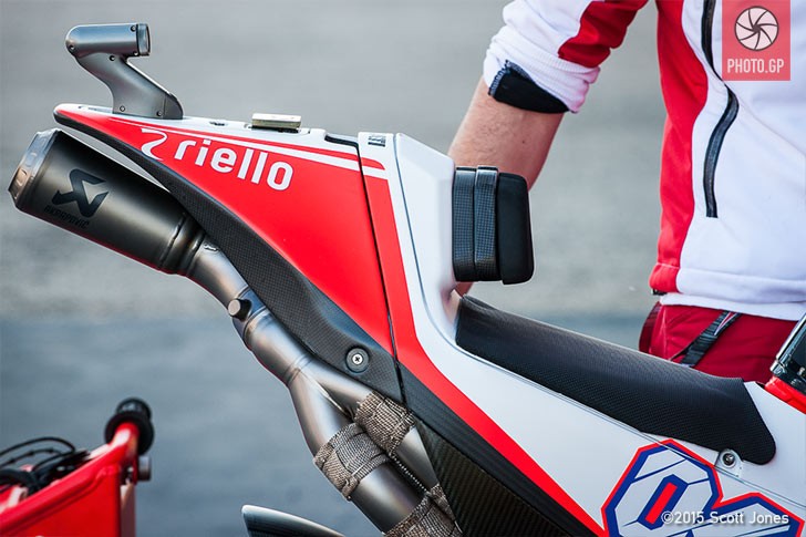 Ducati GP15 exhaust