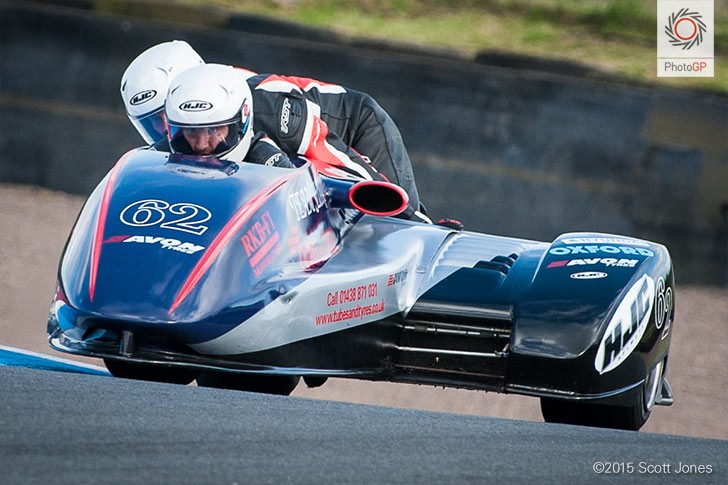Knockhill BSB sidecars Andrew Sloane LCR Suzuki