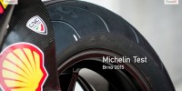 Brno Michelin Test 2015 Ducati Intermediate rear