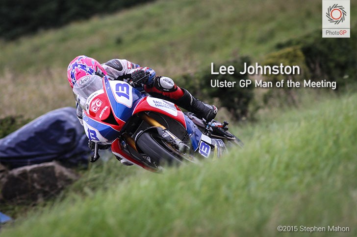 Ulster Grand Prix Man of the Meeting Lee Johnston