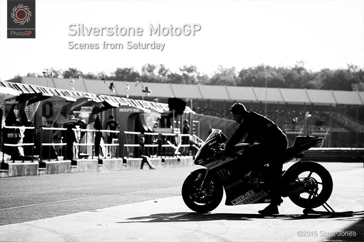 Silverstone MotoGP pit lane 2015