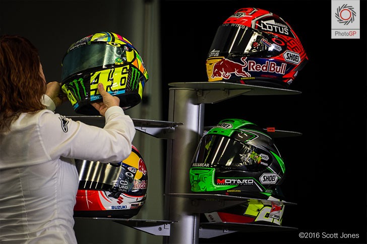 CotA-MotoGP-Press-Conference-2016-helmets