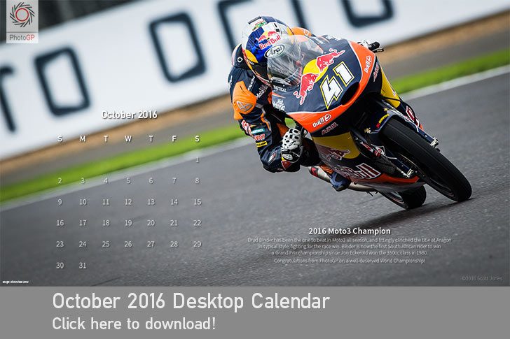 October 2016 Desktop Calendar